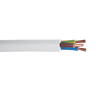 Câble HO5VVF 3G2.5mm² Blanc 10m