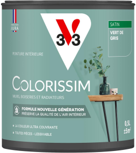 Peinture COLORISSIM Satin 0,5L Vert de Gris
