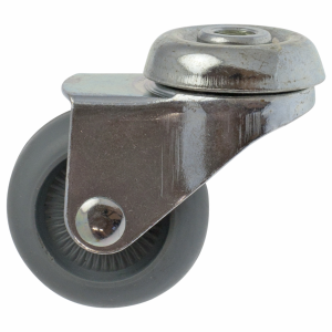 Roulette à oeil caoutchouc gris D42