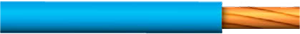 Fil HO7VR 10mm² Bleu - détail au ml
