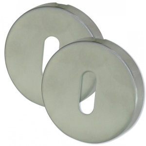 Rosaces de fonction inox mat Serrure - 2pcs
