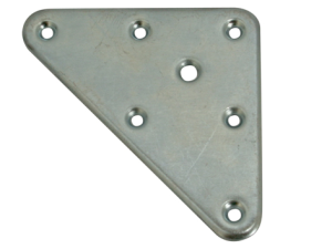 Platine de fixation acier zingué M8