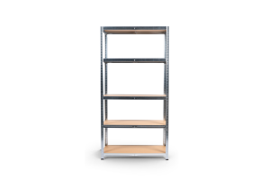 Etagère en métal 176x90x40cm 5 Tablettes bois - charge maxi 175kg
