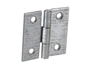 Charnière carrée acier zingué 60x60 - 2 pces