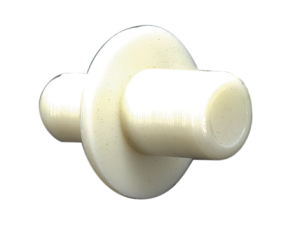 Taquet à enfoncer blanc Ø5/6 - 24 pces