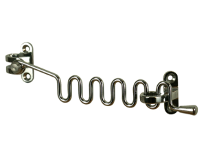 Entrebailleur de fenêtre zigzag chromé