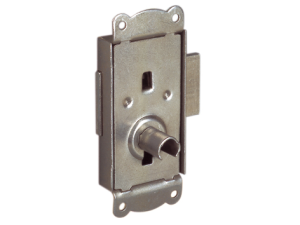 Serrure à patte applique droite/gauche axe 20 acier zingué FDS