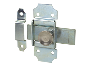 Targette pêne plat acier zingué L30