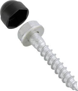 Kit 4 tirefonds pour support bois pour garde corps CITY