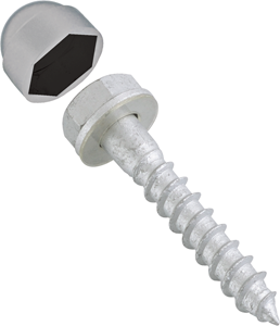 Kit 4 tirefonds pour support bois pour garde corps INOLINE