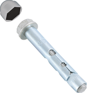 Kit 4 tirefonds pour support béton pour garde corps INOLINE