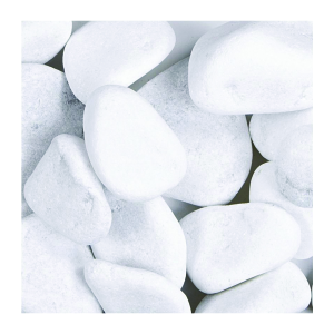 Galet CARRARA ROND Blanc 60/100 sac de 20kg