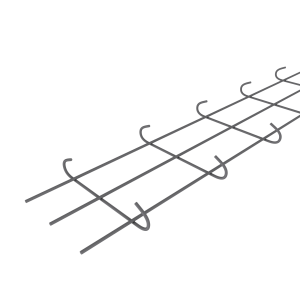 Semelle plate de fondation 35cm 3HA8 L.6m