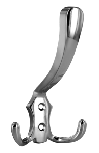 Porte-manteau zamak chromé H.126mm