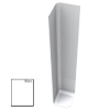 Angle extérieur 300mm PVC cellulaire blanc