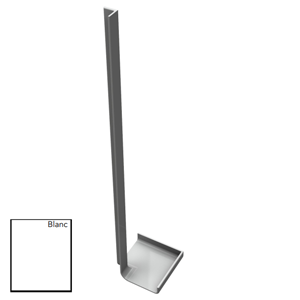 Angle intérieur 300mm PVC cellulaire blanc