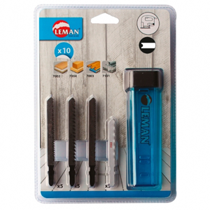 Lames scie sauteuse bi-métal - assortiment 10pces