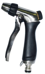 Pistolet métal brossé modèle lance