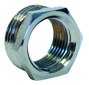 Réduction 6 pans M15x21-F12x17 chromé