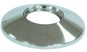 Rosace basse chromée 15x21 D50