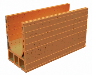 Porotherm GF R20 Chainage Horizontal 50x20x29,9 - 2pces/ml - P/50