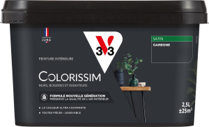 Peinture COLORISSIM Satin 2,5L Carbone