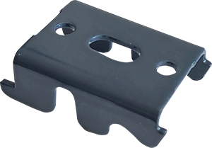 Clip acier Gris Anthracite pour poteau GIGA