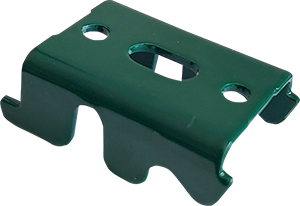 Clip acier Vert pour poteau GIGA