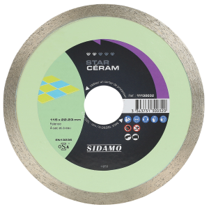 Disque diamant Ø115 STAR CERAM faïence