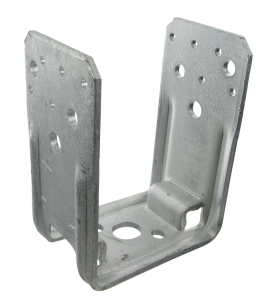 Embase de poteau U 90mm Ep.4mm