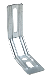 Equerre nervurée pan coupé 55x81x30mm Ep 55x81x30mm Ep.1,5mm