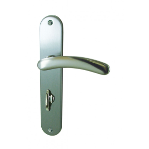 Ensemble RUBY zamak nickelé satiné 195mm Condamnation - FIN DE SERIE