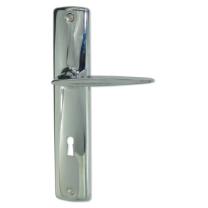 Ensemble ORLEANS zamak chromé 195mm Serrure - FIN DE SERIE