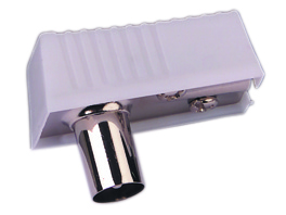 Fiche mâle coudée 9.52mm