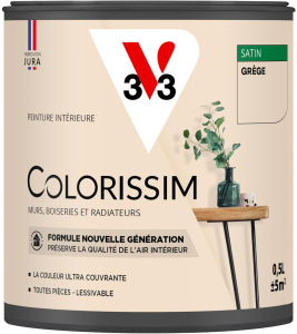 Peinture COLORISSIM Satin 0,5L Grège