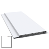 Lambris PVC alv. blanc 100mmxL.2,70m ép.10mm - vendu par paquet de 10 lames - Fin de Stock - remplacé par plas0101