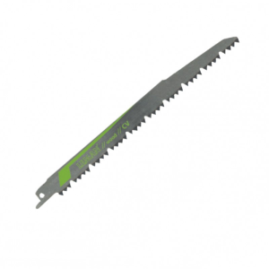 Lames scie sabre 210mm bois brut /élagage - 2pces