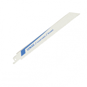 Lames scie sabre BIM 180mm métal /bois avec clous - 5pces