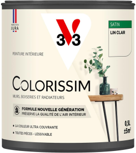 Peinture COLORISSIM Satin 0,5L Lin Clair