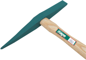 Marteau à piqueter 500g - pointe et panne en long