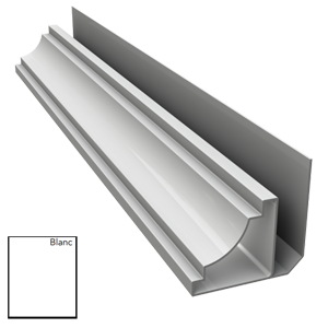 Moulure décorative PVC blanc L.2,70m