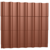 Panneau tuile simple 1m95x1m10 utile - Terracotta