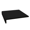 Planche de rive PVC cellulaire noir 200mmxL.5m ép.9mm