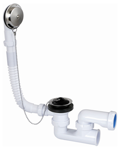 Vidage baignoire à chaînette + siphon FIN DE SERIE