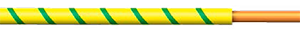 Fil HO7VU 2.5mm² Vert/Jaune - 10m