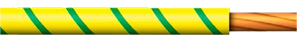 Fil HO7VR 6mm² Vert/Jaune - 10m