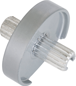 Enjoliveur jonction alu poli pour main courante D.40mm usage int/ext