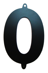 Chiffre à visser polychoc noir - n°0