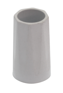 Butée d'arrêt plastique blanc D22 L40