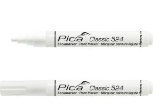 Marqueur Classic industriel 524/52 peinture laquée blanche
